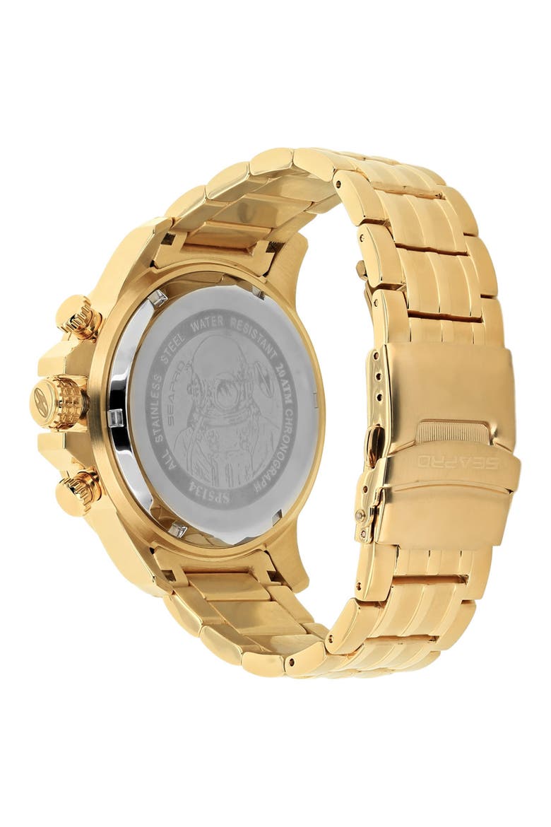 Automatic Bracelet Watch, 50mm, Alternate, color, SILVER
