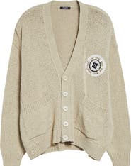 Balmain Light Cotton Blend Cardigan