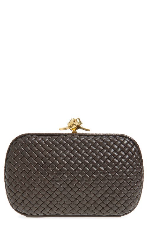 Bottega Veneta Intreccio Minaudière Clutch in Fondant-Brass V at Nordstrom