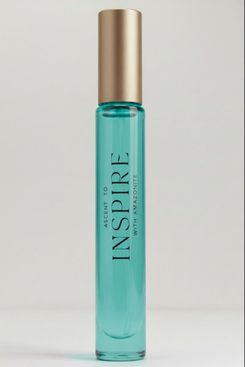 Ascent to Inspire Imbued in Amazonite |  Eau de Parfum Elixir .34oz | 10mL, Alternate, color, None