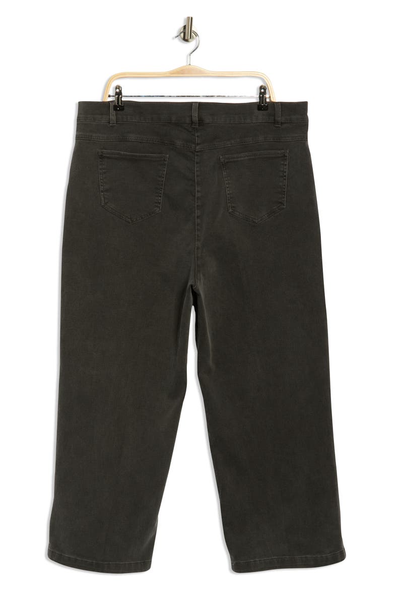 French Terry Denim Look Pants, Alternate, color, SMOKE