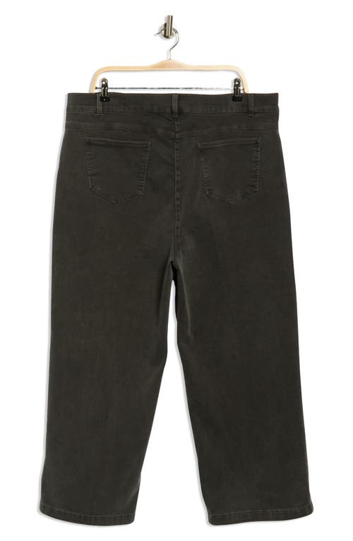 Ruby Rd. Ruby Rd French Terry Denim Look Pants In Black