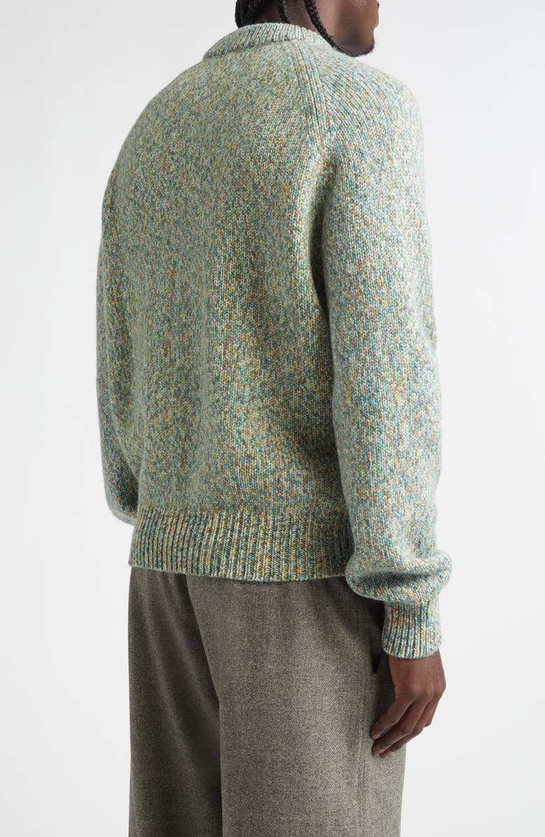 De Bonne Facture Raglan Sleeve Wool Sweater, Alternate, color, Multicolor