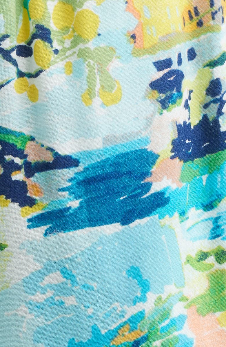 CITY BLUES Print Cotton Blend Pull-On Shorts, Alternate, color, 