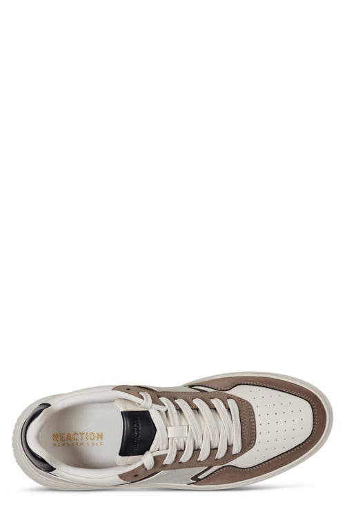 Kenneth Cole Reaction Dover Low Top Sneaker In White
