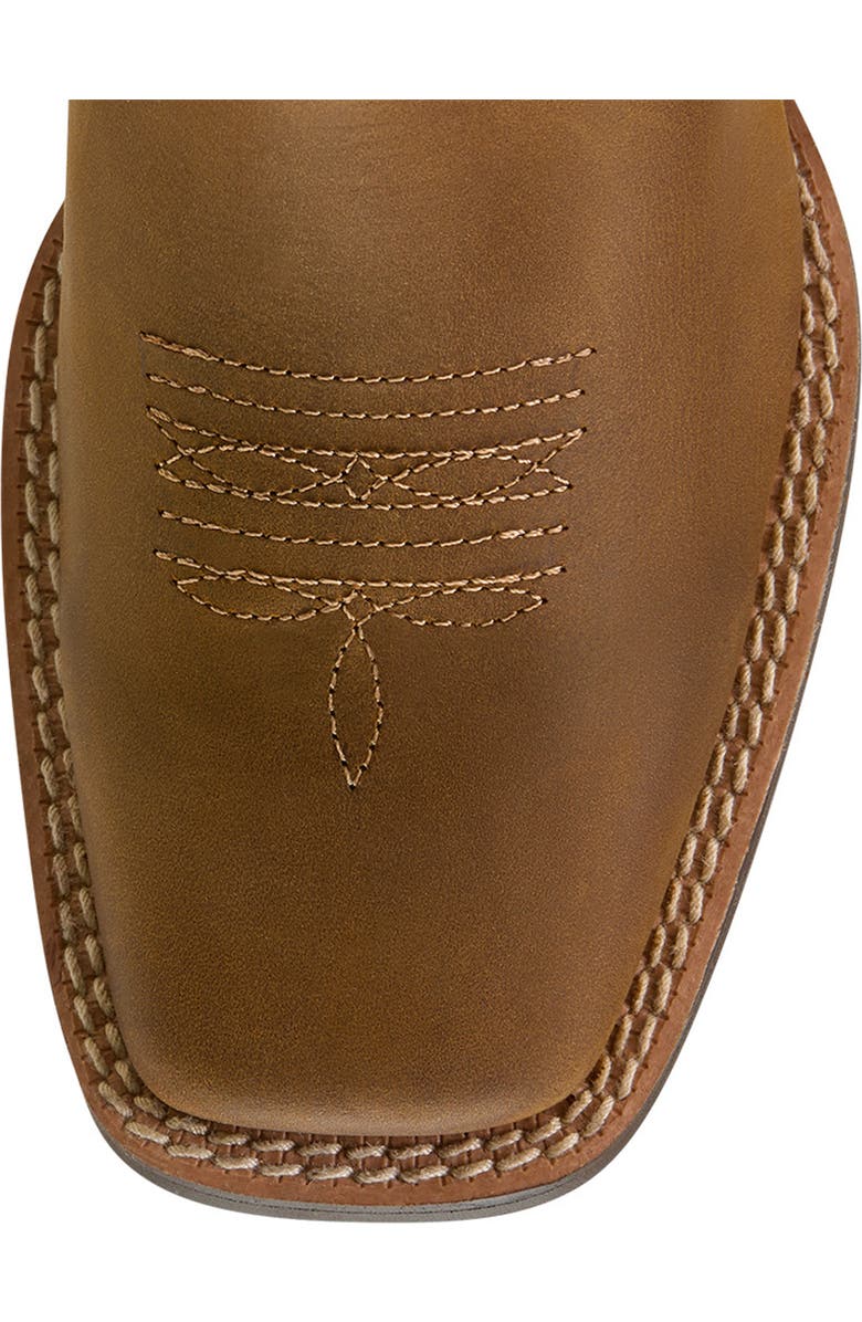 Ariat Kids' Westwood Wide Square Toe Western Boot, Alternate, color, Distressed Brown