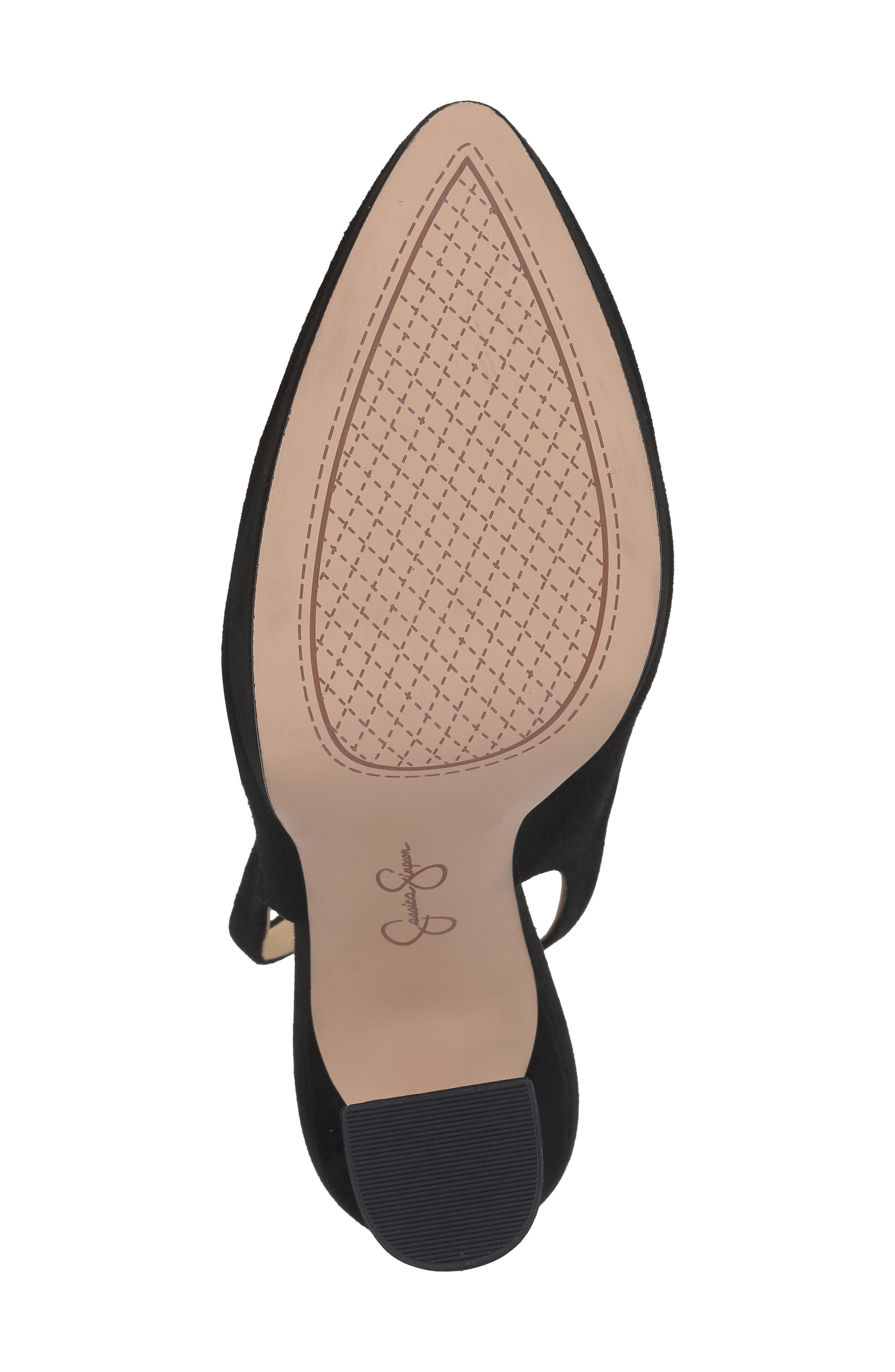 Nelica Ankle Strap Platform Pointed Toe Pump, Alternate, color, BLACK