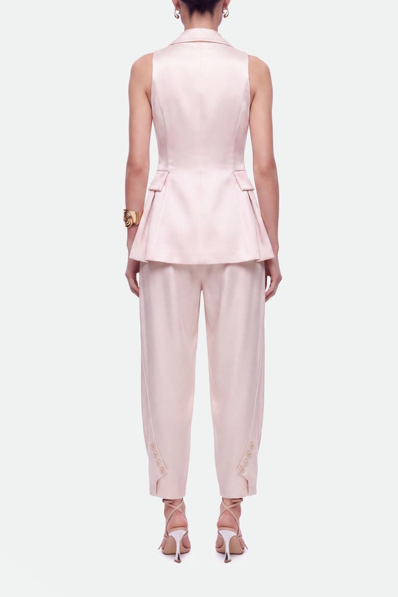 High Waist Balloon Leg Trousers, Alternate, color, Ivory