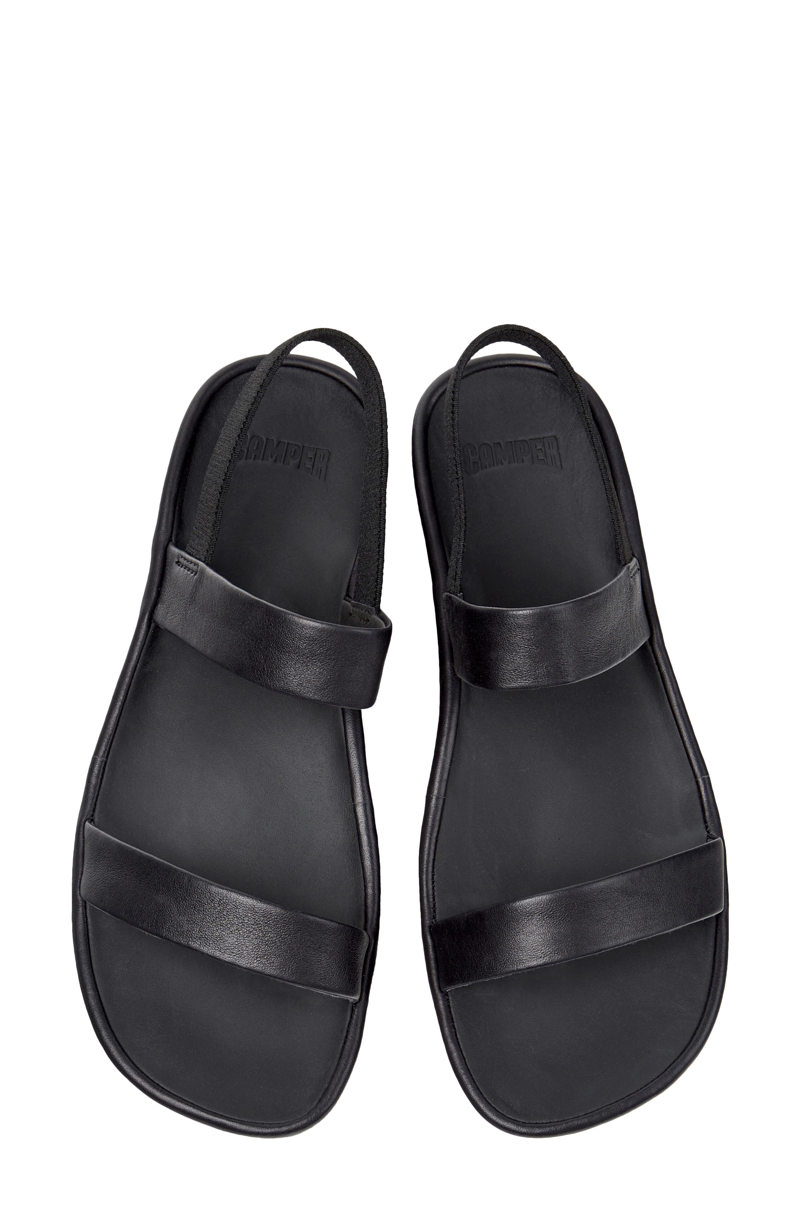 Camper Right Isla Slingback Sandal, Alternate, color, Black