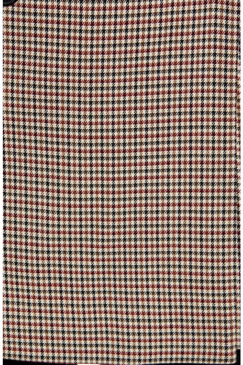 Double Breasted Plaid Blazer, Alternate, color, RED FIRE MINI PLAID