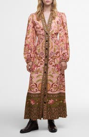 Barbour Alice Mixed Floral Long Sleeve Maxi Dress