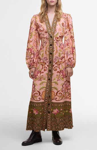 Barbour Alice Mixed Floral Long Sleeve Maxi Dress