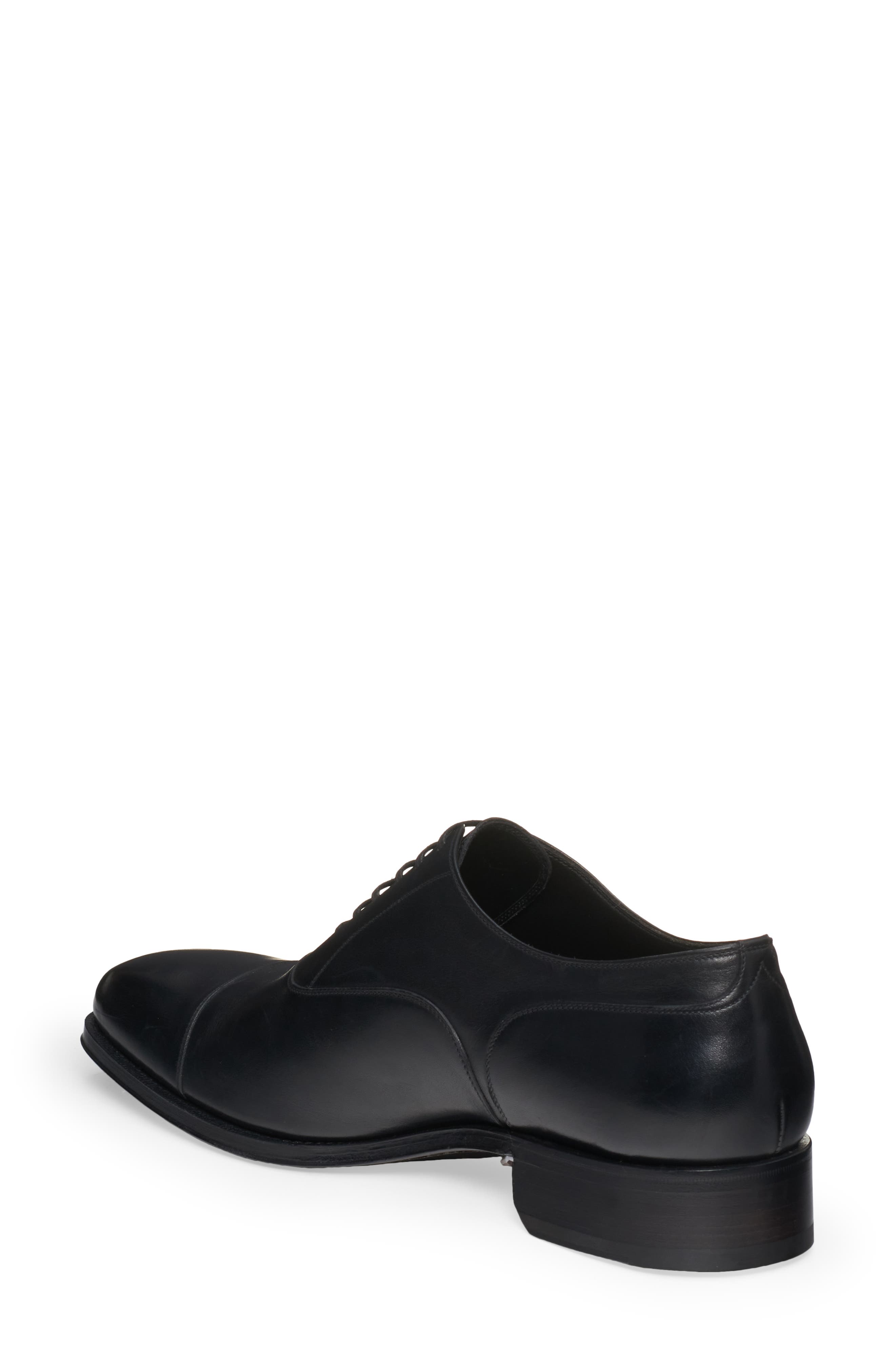 TOM FORD Gianni Cap Toe Oxford, Alternate, color, Black