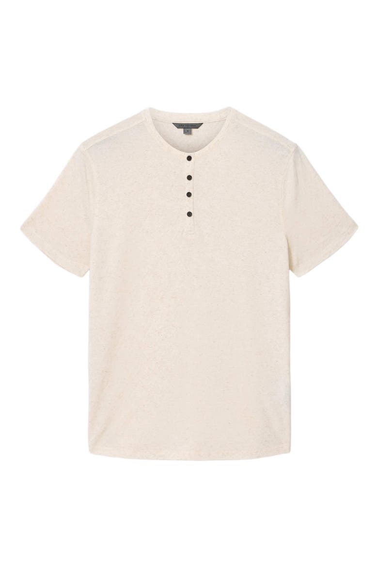Elm Texture Short Sleeve Henley, Alternate, color, LINEN
