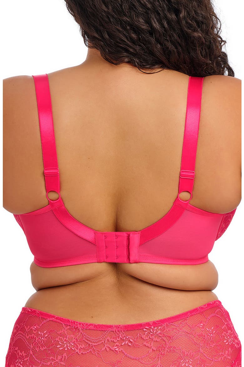 Darcie Full Figure Underwire Padded Half Cup Bra, Alternate, color, AZALEA