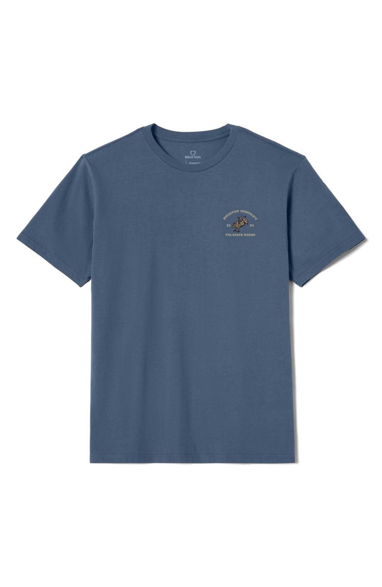 Brixton Danforth Graphic T-Shirt, Alternate, color, Harbor Blue