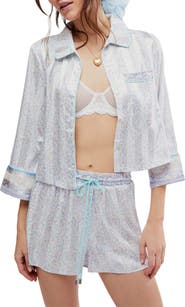 Free People FP Satin Short Pajamas