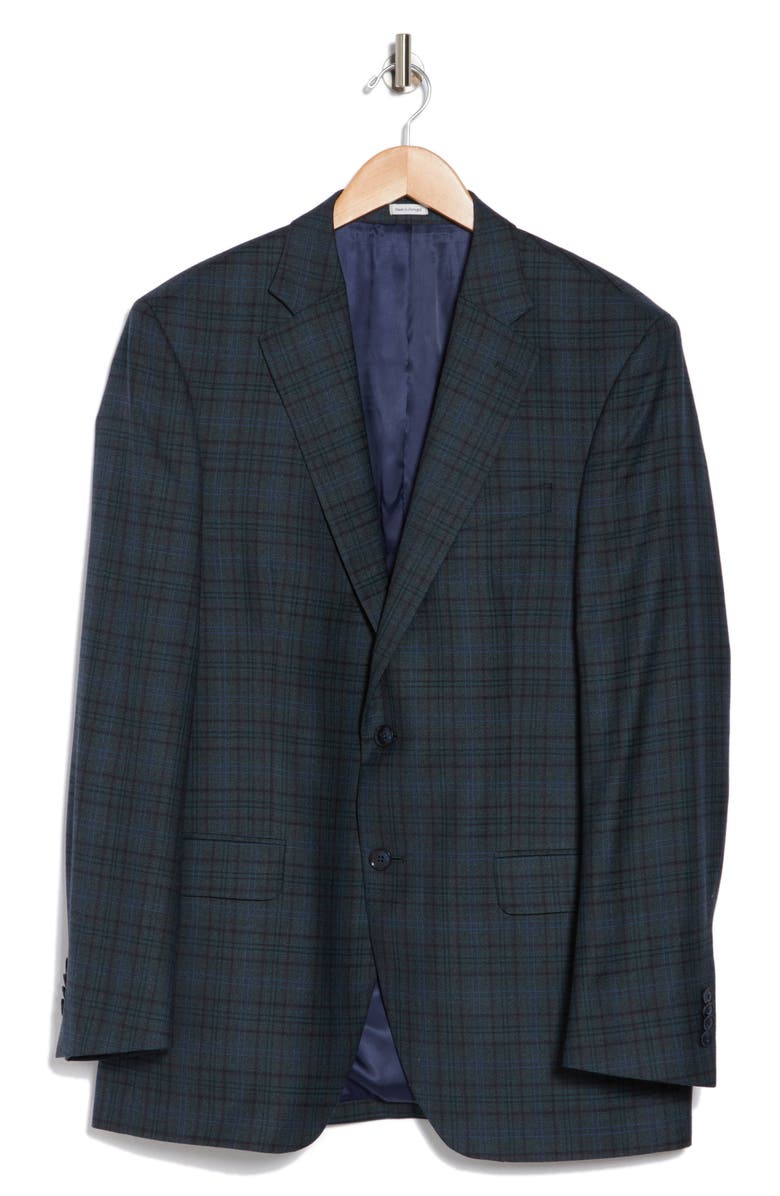 Peter Millar Plaid Wool Sport Coat, Main, color, 