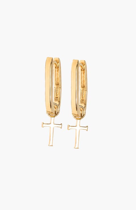 Chain Breaker U Hoop Earrings