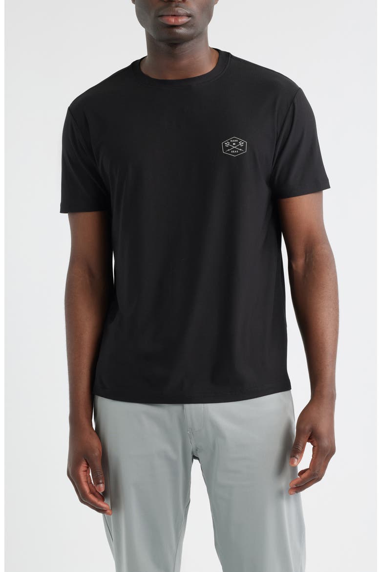 No Sweat Short Sleeve T-Shirt, Main, color, BLACK