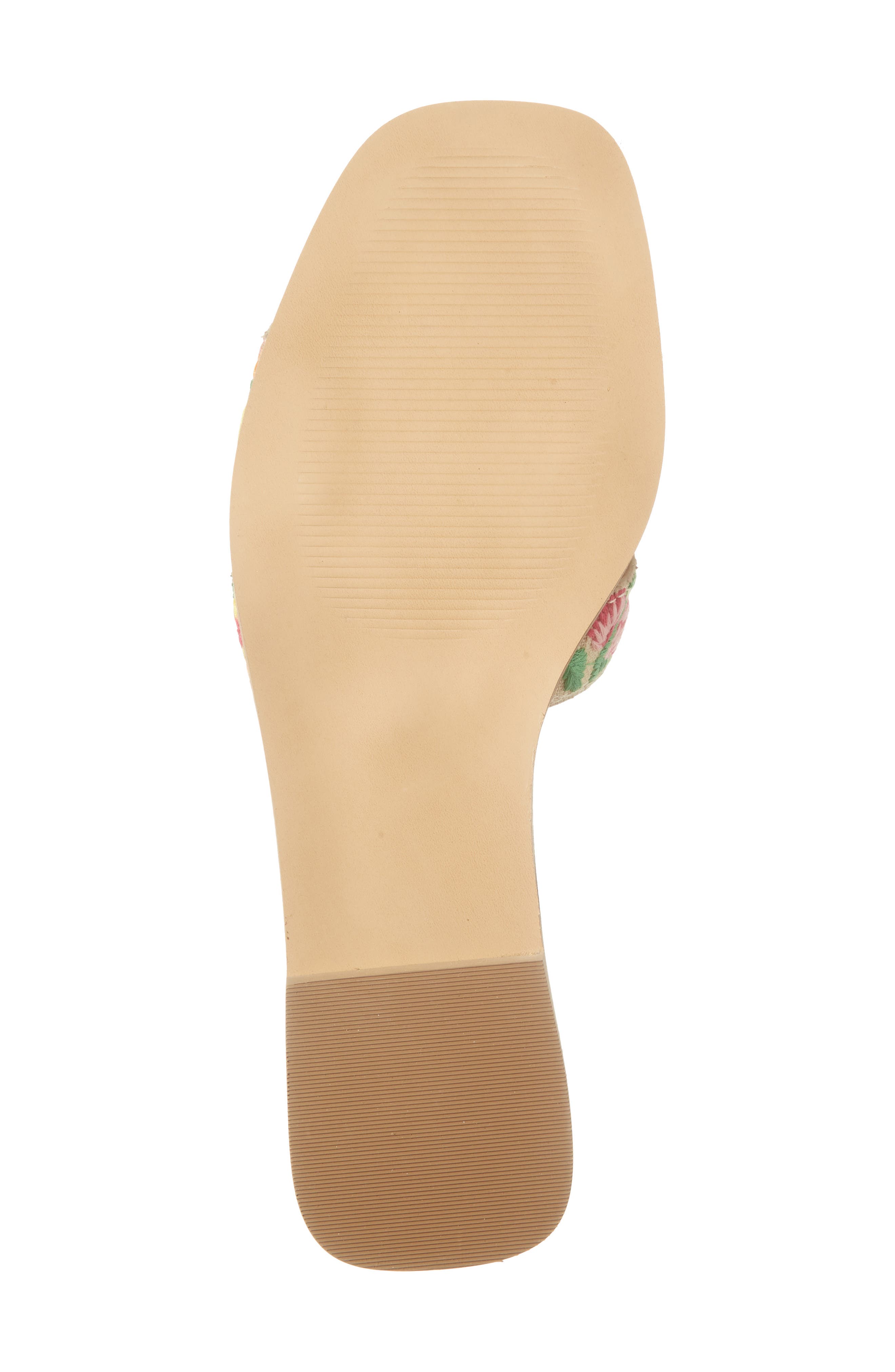 Steve Madden Hadyn Floral Embroidered Slide Sandal, Alternate, color, 