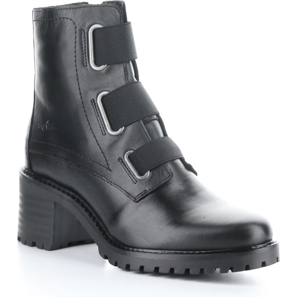 Bos. & Co. Indie Waterproof Bootie In Black Feel Leather