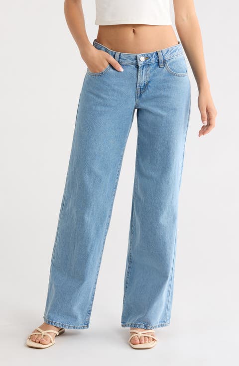 Zoe Low Rise Girlfriend Jeans (Light Indigo)