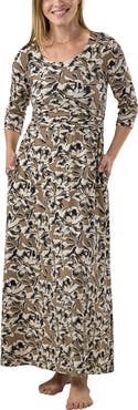 UV Skinz Scoop Neck Maxi Dress