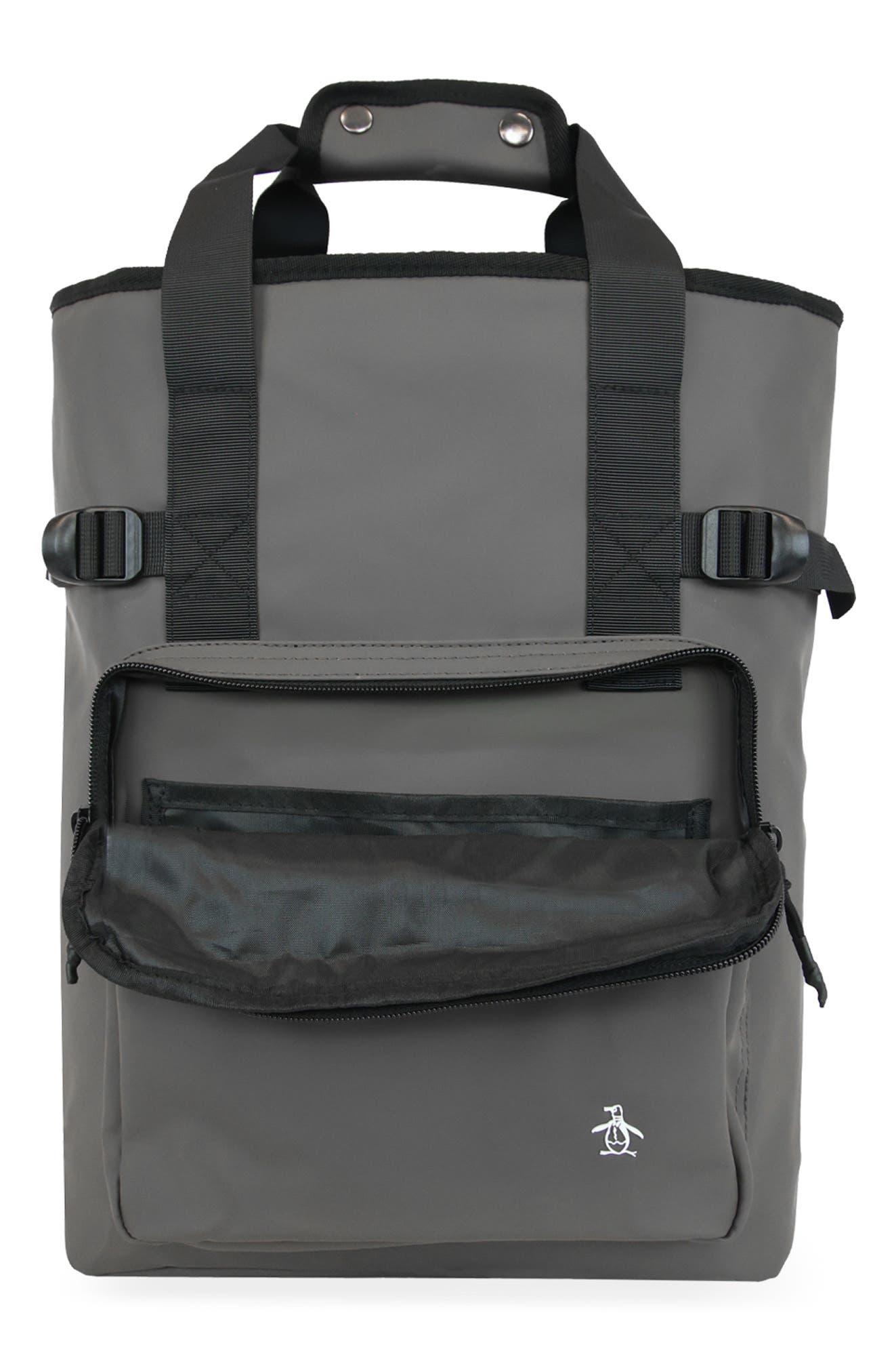 Original Penguin Waterproof Travel Backpack, Alternate, color, Grey