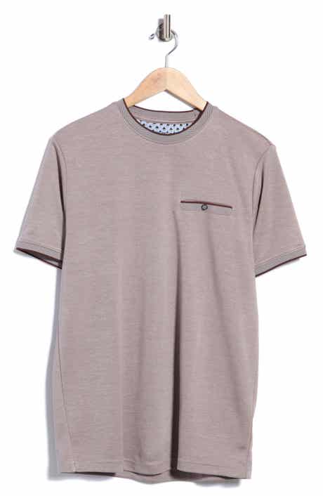 Tipped Textured Crewneck T-shirt