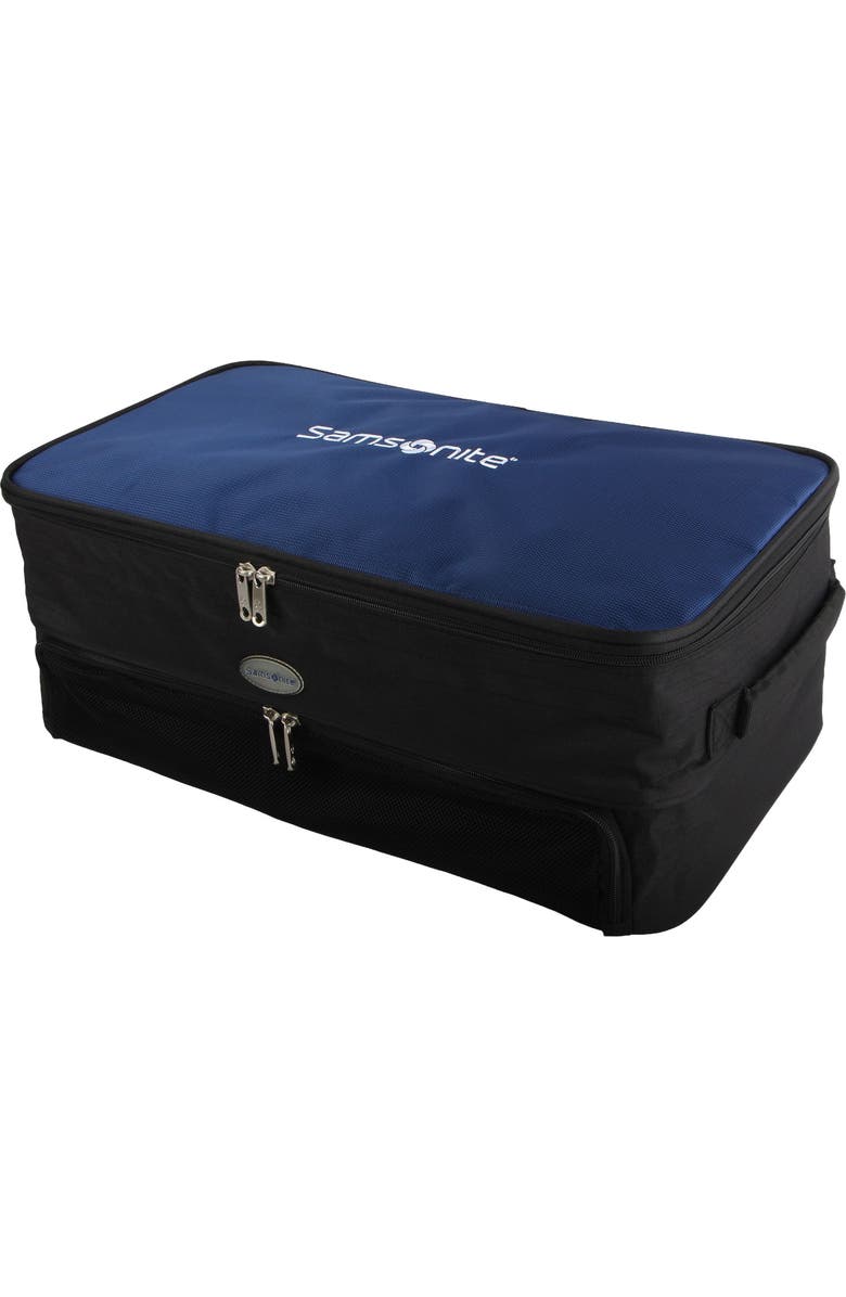 Samsonite Golf Trunk Organizer, Main, color, Black/Blue