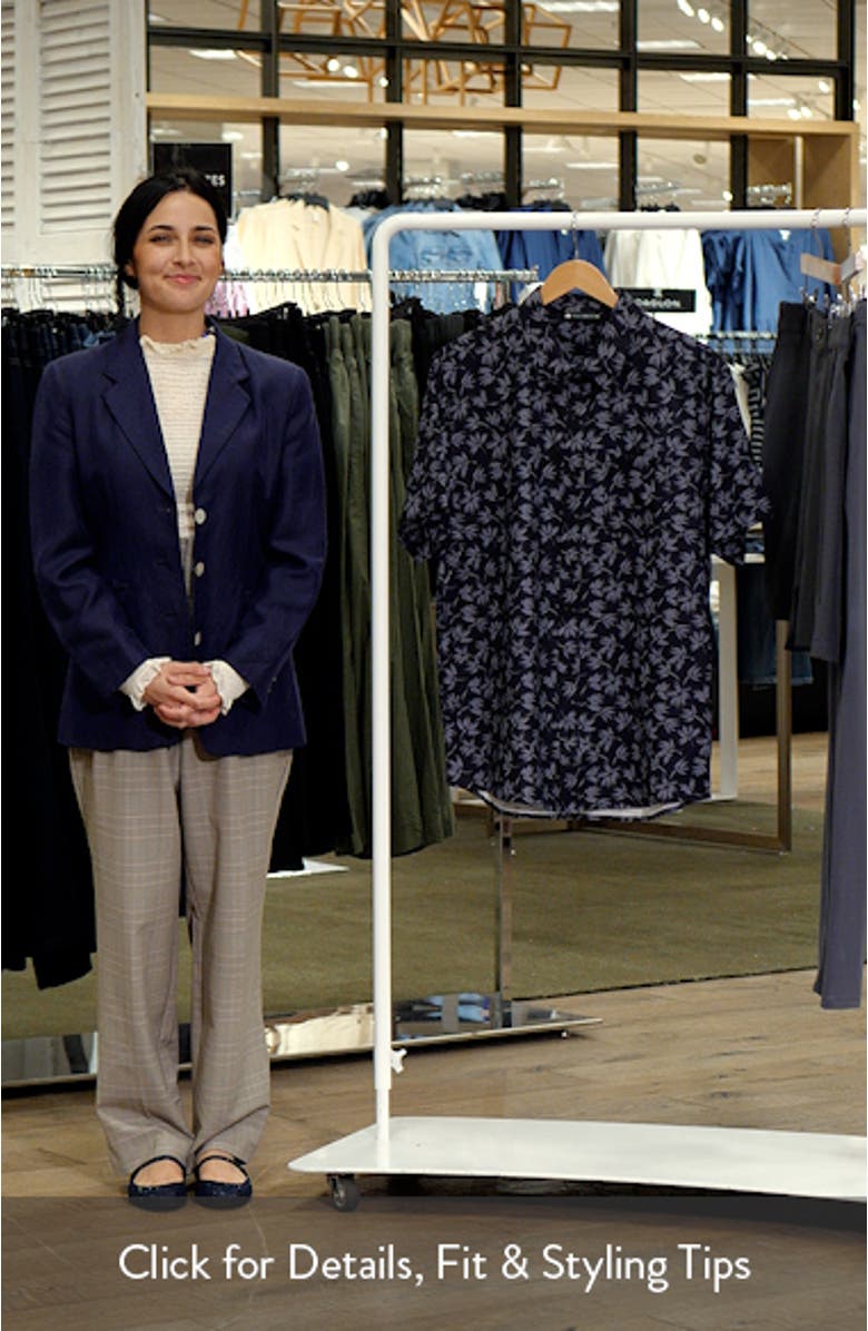 Coastal Trip Short Sleeve Button-Up Shirt, sales video thumbnail