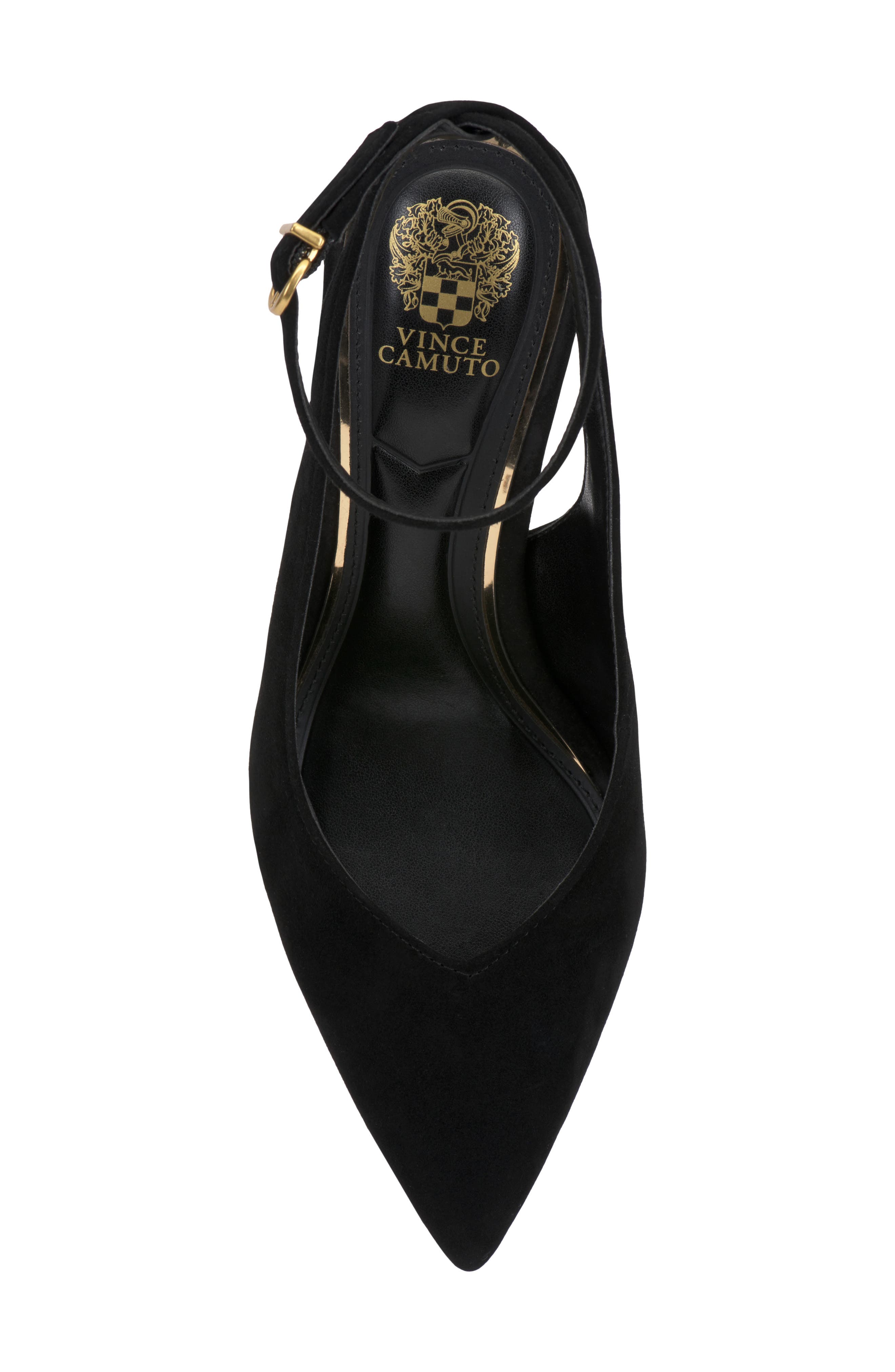 Nellah Pointed Toe Pump, Alternate, color, BLACK
