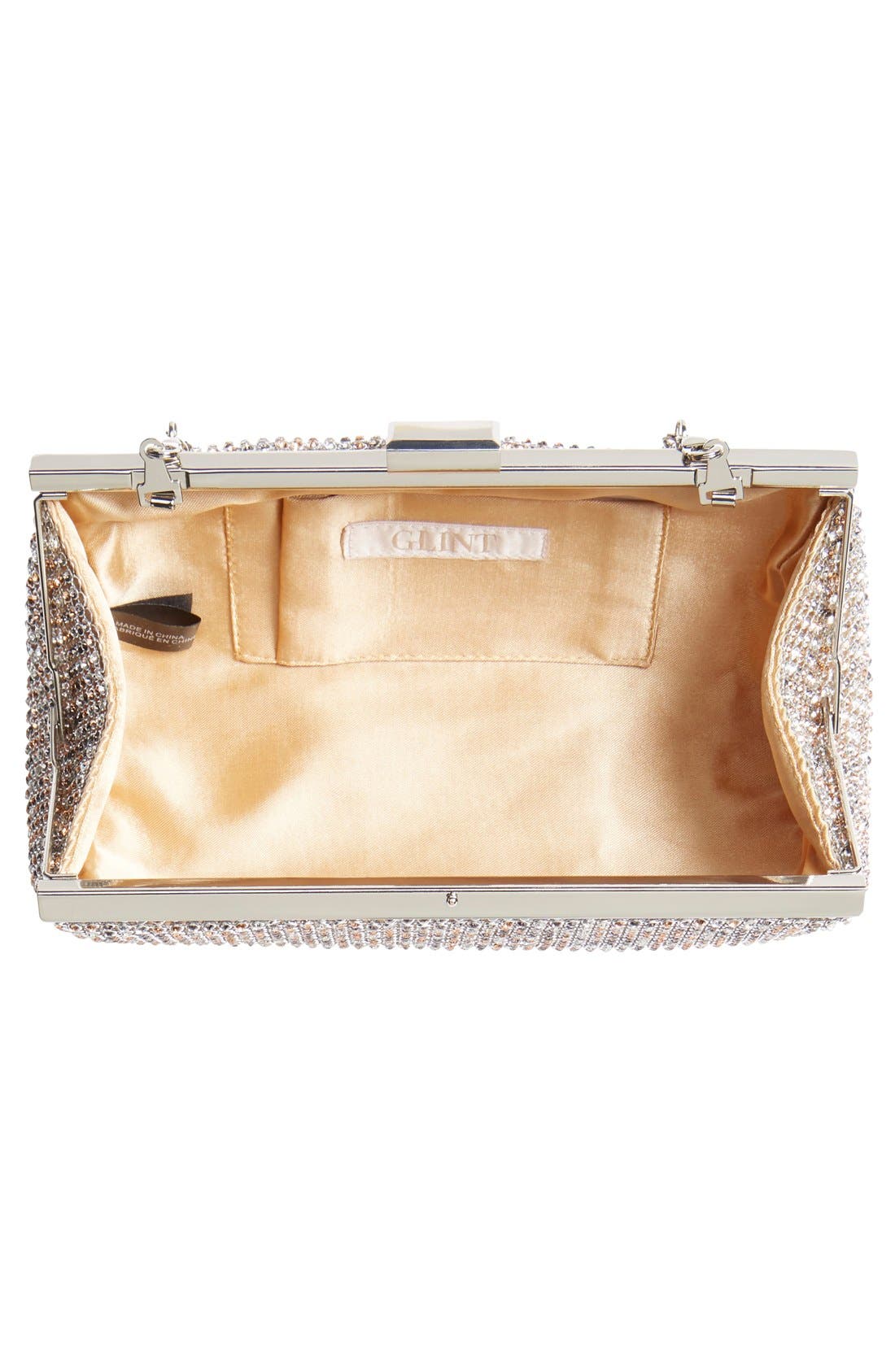 Crystal Mesh Clutch, Alternate, color, BLUSH