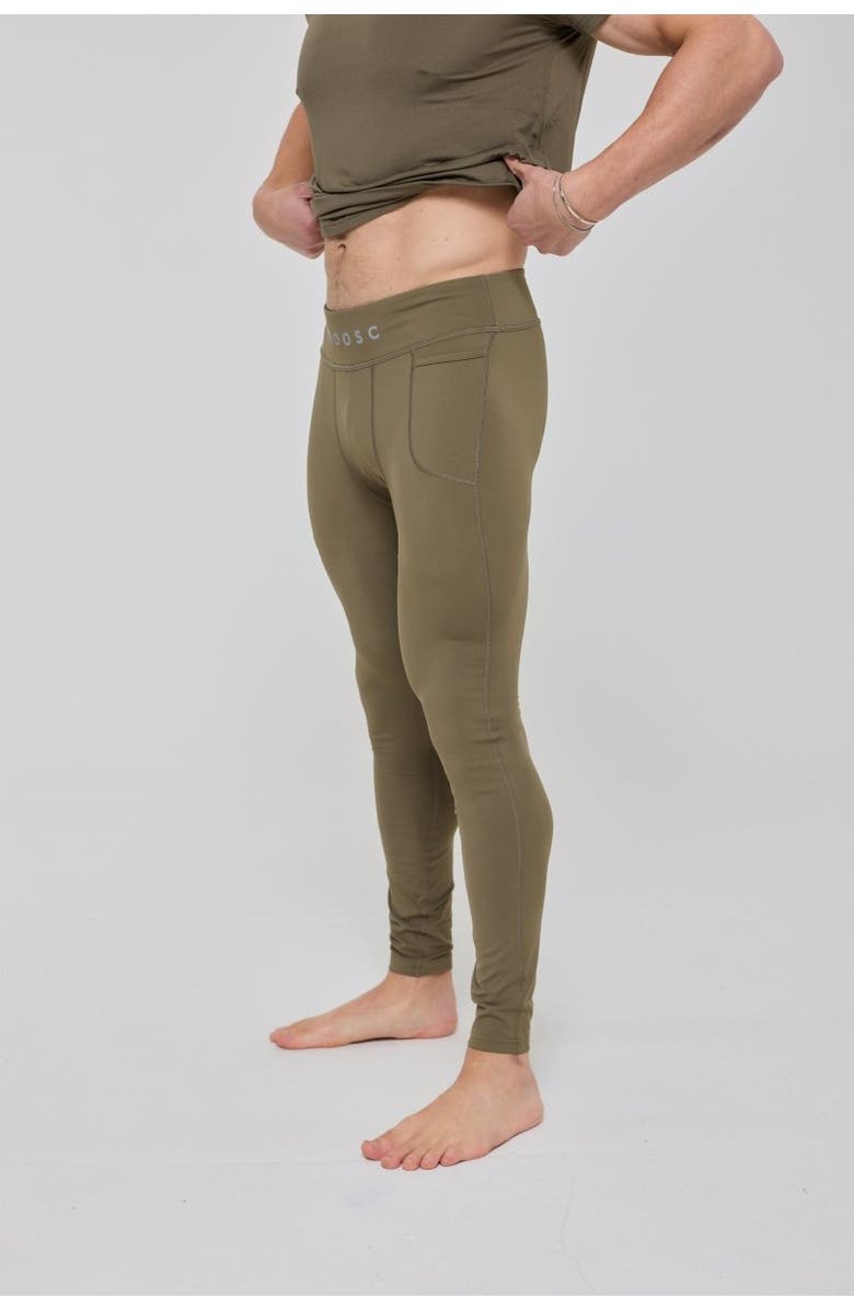 OOSC Elite Activewear Leggings - Khaki, Alternate, color, Khaki