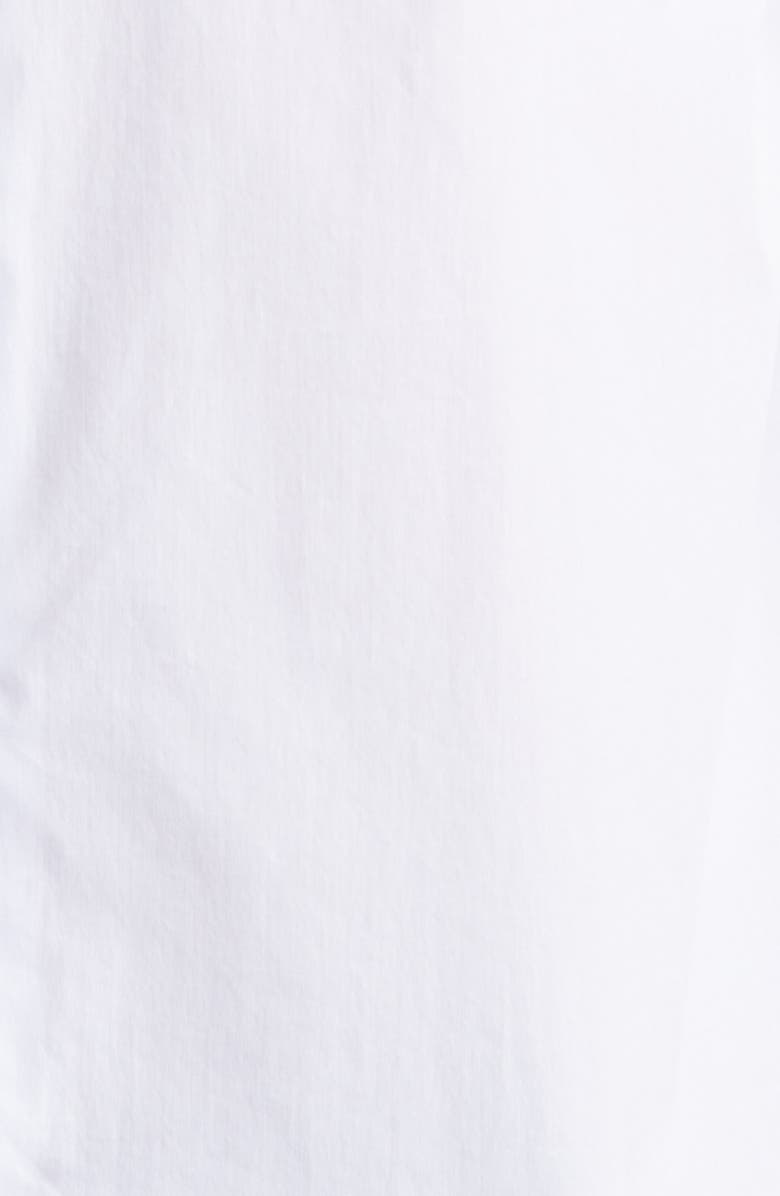 7 For All Mankind Slim Fit Stretch Poplin Button-Up Shirt, Alternate, color, White
