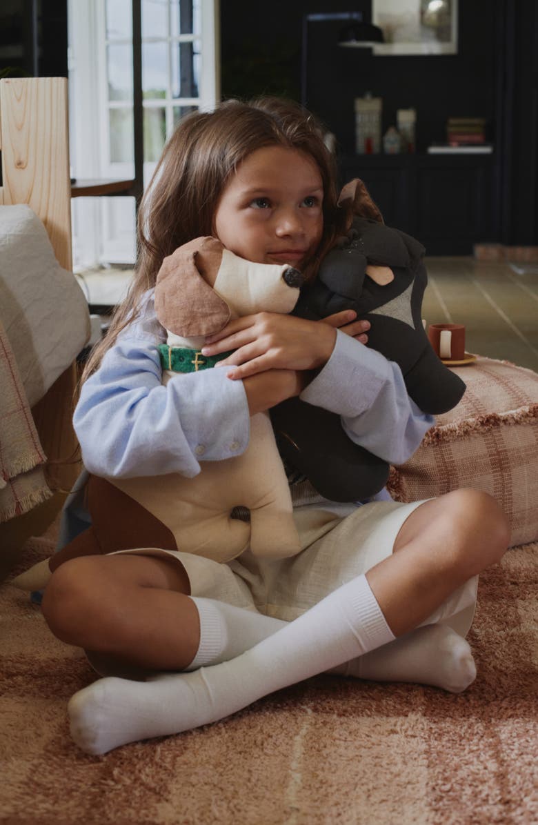 Lorena Canals Cooper Beagle Cushion, Alternate, color, Toffee Natural