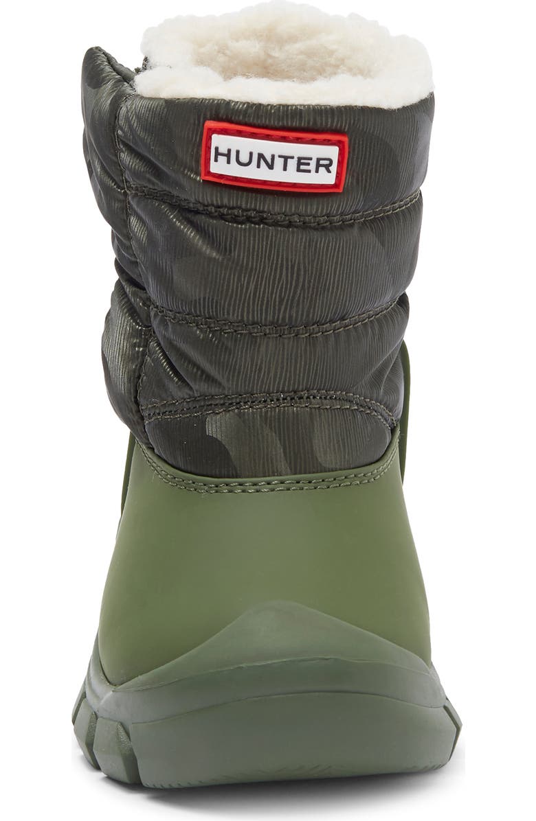 Hunter Kids' Intrepid Waterproof Snow Boot, Alternate, color, Flexing Green