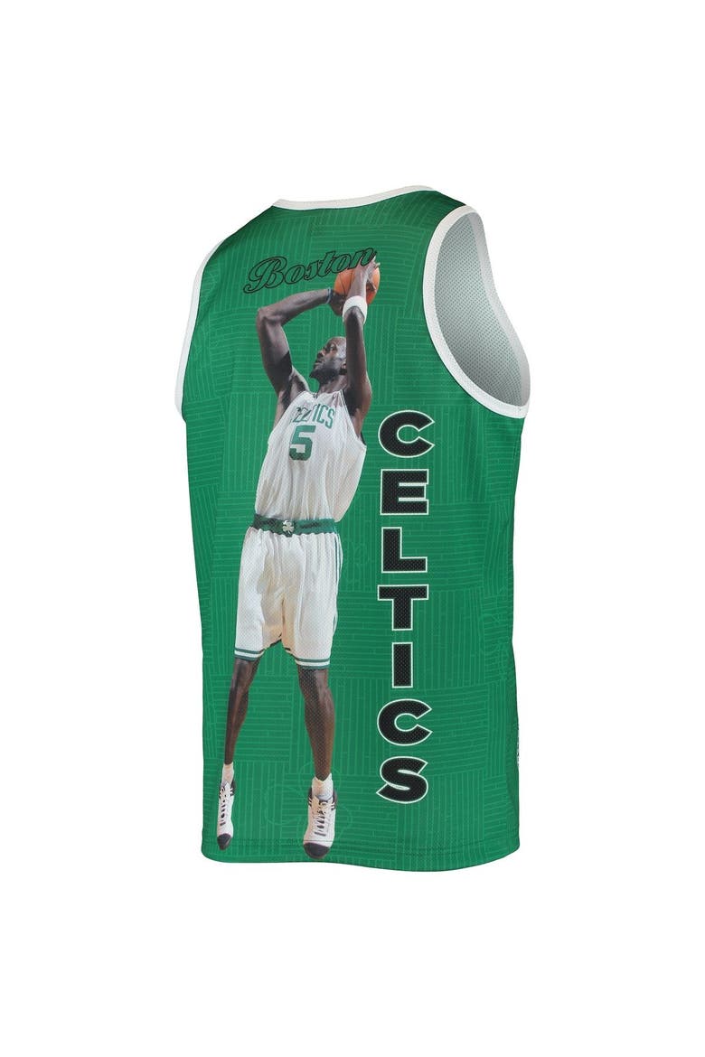 Men's Mitchell & Ness Kevin Garnett Kelly Green Boston Celtics Hardwood Classics Player Tank Top, Alternate, color, Kelly Green