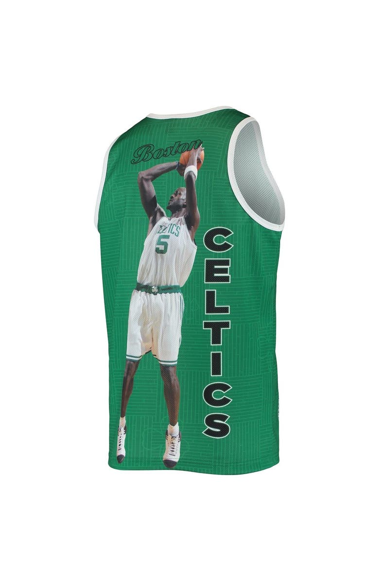 Mitchell & Ness Men's Mitchell & Ness Kevin Garnett Kelly Green Boston Celtics Hardwood Classics Player Tank Top, Alternate, color, 