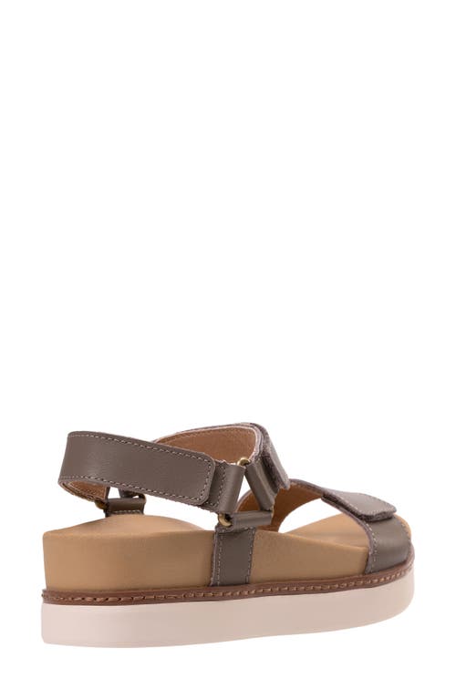 Revitalign Kiera Ankle Strap Sandal In Fossil