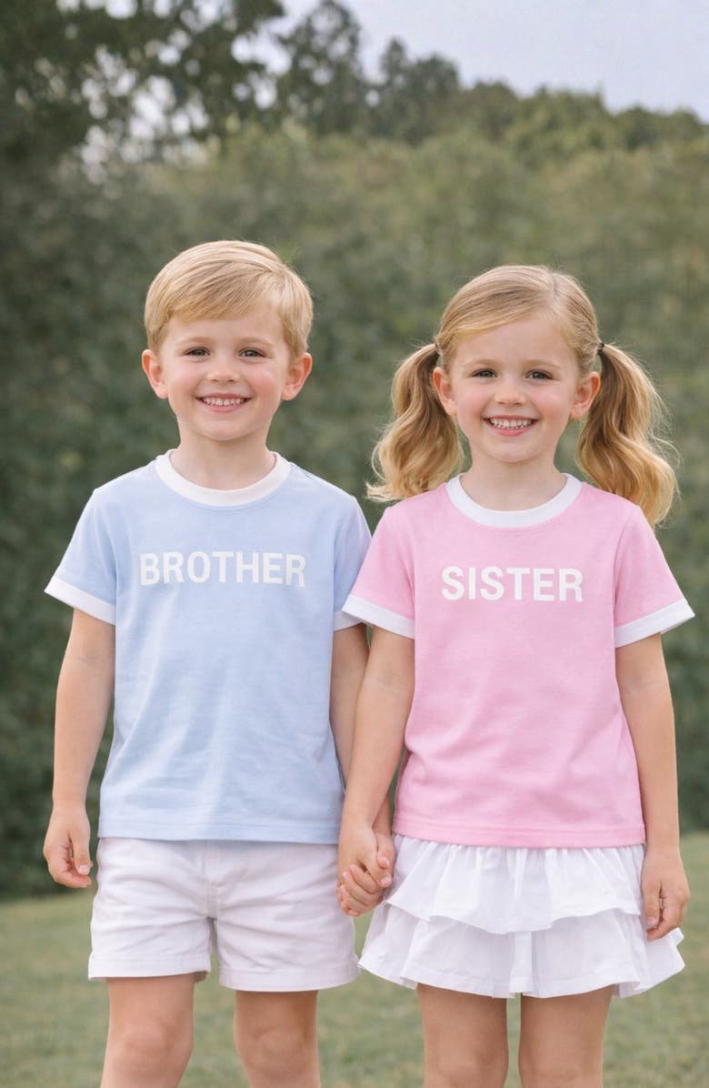 Bits & Bows Brother T-Shirt, Alternate, color, Blue
