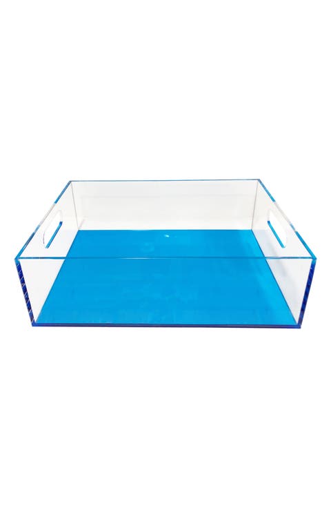 Neon Lucite Bin