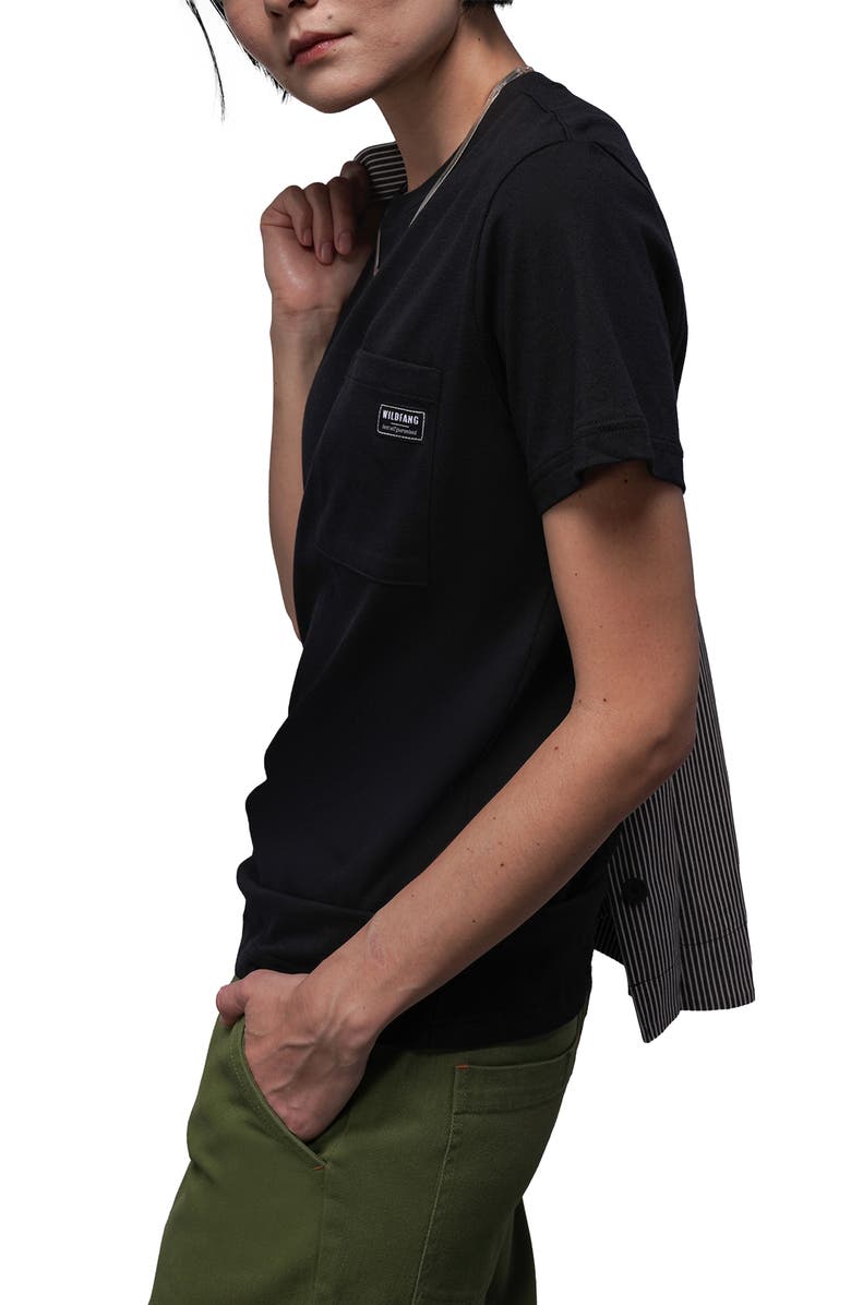 WILDFANG The Everyday Pocket Tee, Alternate, color, Black