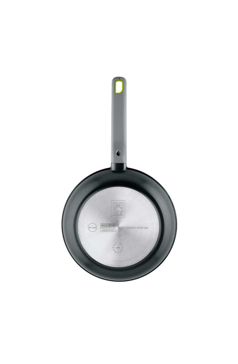 BRA Cookware Life Ceramic Nonstick Frying Pan, 8-Inch Recycled Cast Aluminum Skillet, Alternate, color, Black