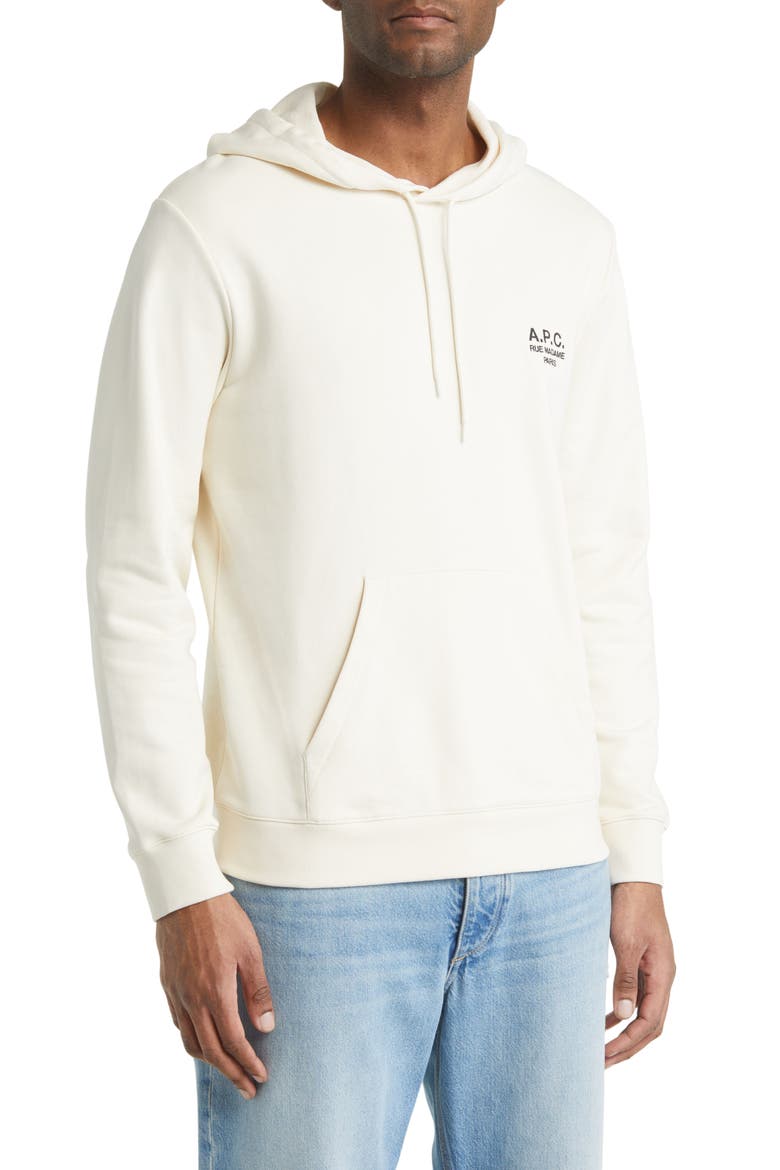 Marvin Organic Cotton Hoodie, Main, color, OFF WHITE