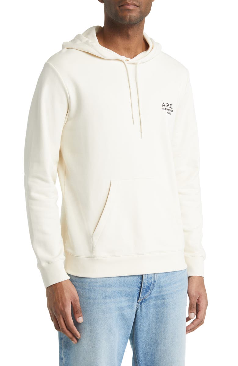 A.P.C. Marvin Organic Cotton Hoodie, Main, color, 