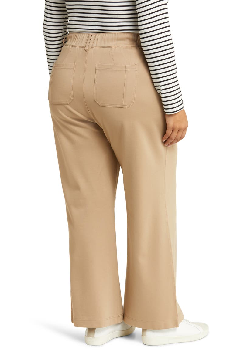Leisure Drawstring Knit Pants, Alternate, color, TAVERTINE
