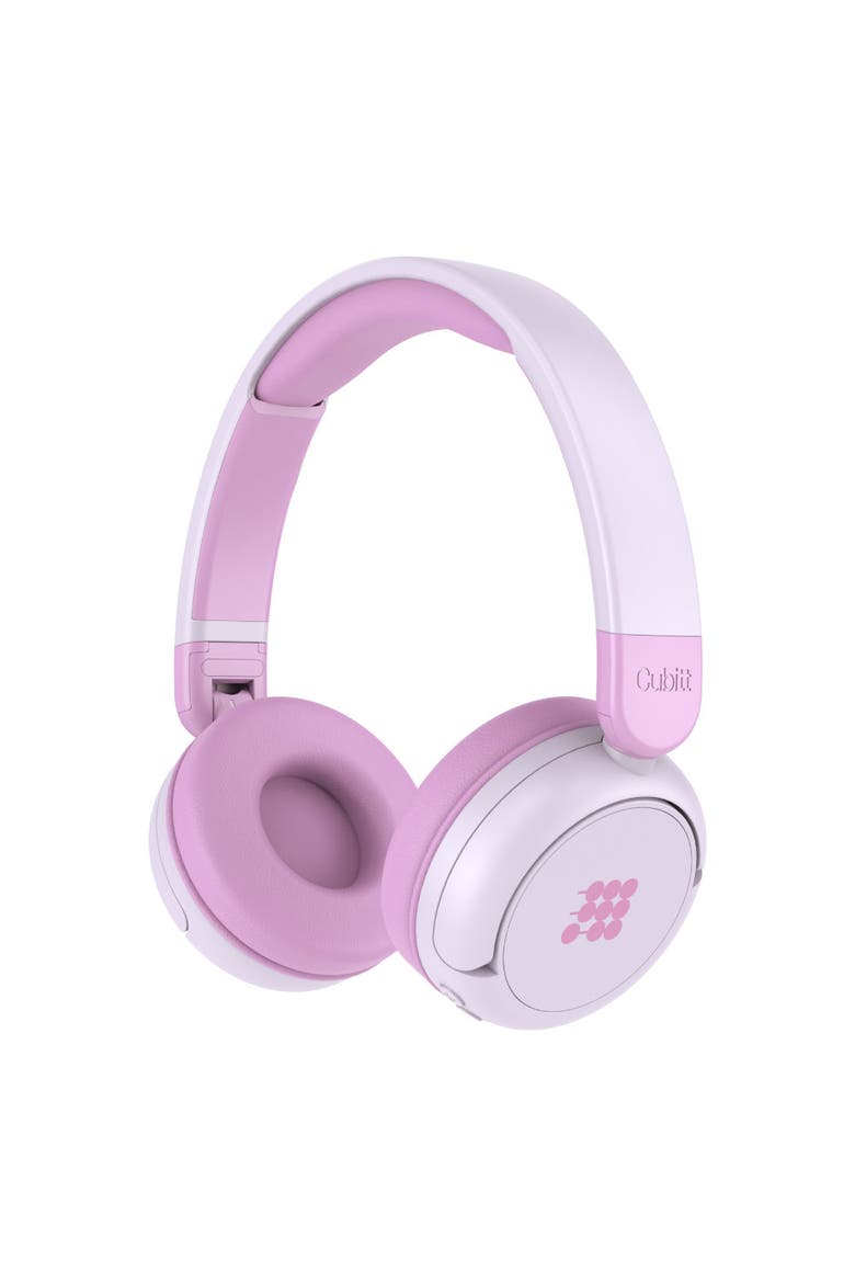 Bluetooth Headphones for Kids, Wireless , with Premium Sound Quality, Built In Microphone, 24 hours Playtime, Study Mode and Deep Bass, AUX Cord Black, Main, color, Purple