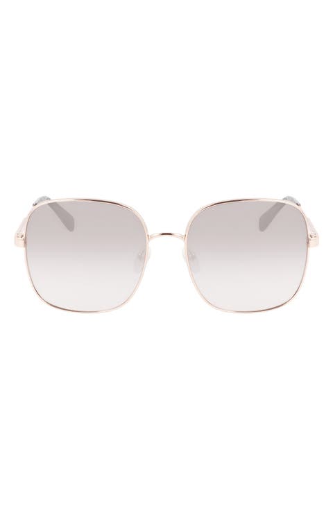 59mm Monogram Square Sunglasses